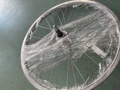 Shimano Hinterrad 20 Zoll Für Schraubkranz 7-fach Silber