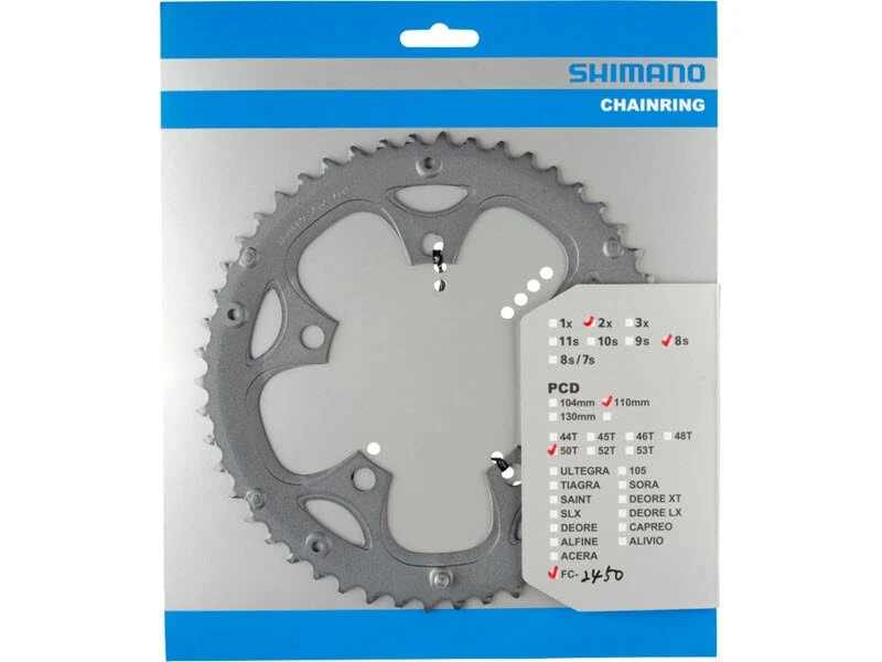Shimano Kettenblätter FC-RS500 11-fach Silber Od. Schwarz 7 Shimano Kettenblätter FC-RS500 11-fach Silber Od. Schwarz – Bild 5