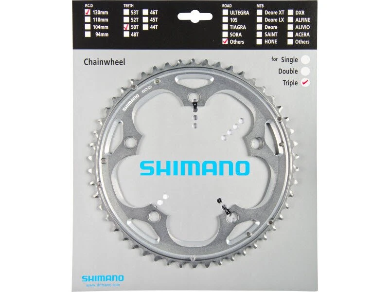 Shimano Kettenblätter FC-R563 10-fach 4 Shimano Kettenblätter FC-R563 10-fach – Bild 2